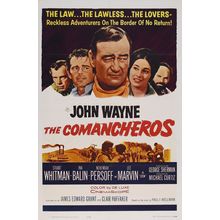 TheComancherosJohnWayne Poster Canvas Movie Film Print A0 A1 A2 A3 A4 A5 A6 Art