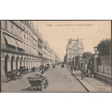 La Rue de Rivoli et le Pavillon de Marsan, Paris, c.1910 - Neurdein CPA ND55