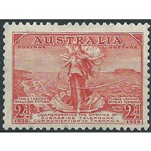 Australia 1936 SG159 2d Scarlet Mounted Mint . ..