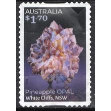 AUSTRALIA: 2025, $1.70 PINEAPPLE OPAL DOMESTIC, USED SELF-ADHESIVE STAMP 452/3 +