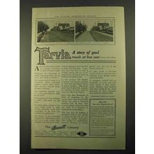 1916 Barrett Tarvia Ad - Good Roads at Low Cost