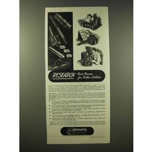 1945 Kennametal Carbide Ad - Research Basic Reason