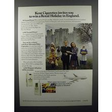 1971 Kent Cigarette Ad - Royal Holiday in England