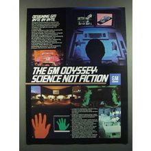 1986 GM General Motors Ad - Designing GM Byte by Byte