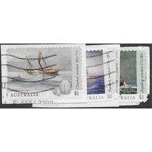 AUS 2017 (SET)(S/A) 'SHIPWRECKS' (3v) ON PAPER FINE USED (EBID25-830)