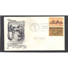 FDC Art Craft 1726 13c Congress + 1407 (Cachet-Penciled/A) CV00784