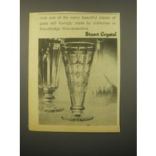 1965 Stuart Crystal Ad - Just one of the many beautiful pieces of glass