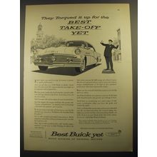 1956 Buick Cars Ad - They torqued it up for the best take-off yet
