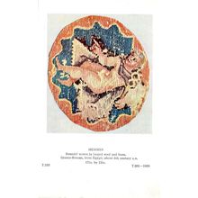 Hermes Greek Roman Antique Embroidered Roundel Old Postcard