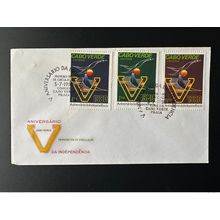 Cap Vert 1980 Mi. 414 - 416 FDC Independencia Independance Oiseau Vogel Bird