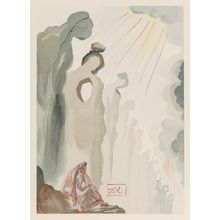 Salvador Dali (1904-1989). Purgatory Canto 13, from The Divine Comedy, circa 195