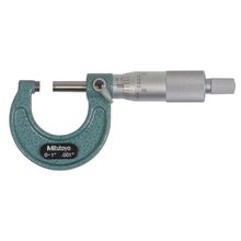 Mitutoyo 103-177 - Outside Micrometer. 0 - 1", .001", Baked Enamel, Ratchet Stop