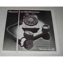 1974 Bell Telephone Ad - Planned Un-Obsolescence