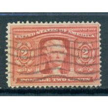 Used 324 2c Thomas Jefferson Barely Clears C2391