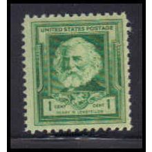 864 1c Henry Longfellow Fine MNH KA2551