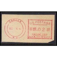 Used Revenue 2c Meter Camden, NJ. E0754