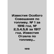 Proceedings of the Special Conference on Fuel. # 1 for 1916, # 2,3,4,5,6 for 19