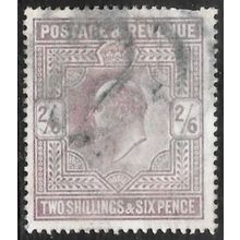 1902 King Edward VII 2/6d purple Used C5