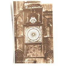vintage postcard Wells Cathedral Clock ref.1