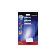 Coupler Cat6 White 1pk