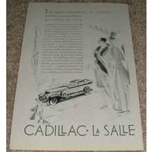 1929 Cadillac LaSalle Ad, Quiet Assurance!!