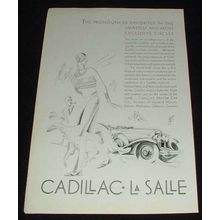 1929 Cadillac LaSalle Ad Pronounced Favorite!