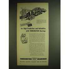 1948 Torrington Spherical roller bearings Ad - Cedarapids built by Iowa