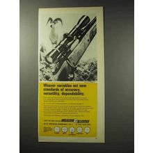 1969 Weaver Model V7 Scope Ad - Accuracy, Versatility