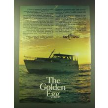 1970 Egg Harbor Yachts Ad - The Golden Egg