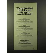 1971 Investment Company Institute Ad - Own Shares