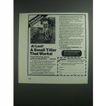 1984 Mantis Tillers Ad - A Small Tiller That Works