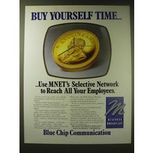 1989 M-Net Business Broadcast Ad - Buy yourself time