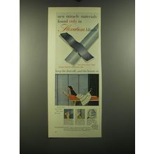 1953 Hunter Douglas Flexalum Blinds Ad - new miracle materials