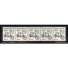 2266 24.1c Tandem Bicycle Very Fine MNH Dry Gum PNC 1/5 X1305