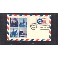 FDC UXC5 11c Flag (No Cachet-U/A) CV00653