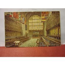 ST. GEORGE'S CHAPEL by E W H., WINDSOR CASTLE, used postcard Valentine 1960 pm /