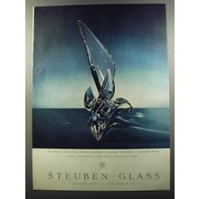 1956 Steuben Advertisement - Glass Sea Breeze Crystal by George Thompson