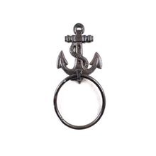 Pack Of 2] Cast Iron Anchor Towel Holder 8.5""