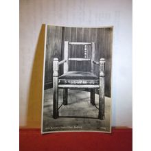 JOHN BUNYAN'S VESTRY CHAIR, BEDFORD used postcard RP by J. Salmon 1954 pm =