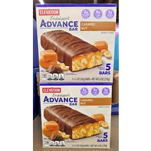Elevation Endulgent Advance Bar Caramel Nut 6oz 170g (2 Boxes)