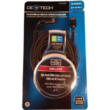 6 ft. and 15 ft. HDMI Flexible Head Cable - Deluxe 3D