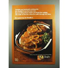 1972 Stouffer's Salisbury Steak Frozen Food Ad