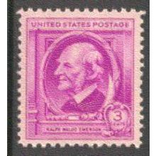 861 3c Ralph Emerson Fine MNH Q7374