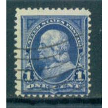 Used 264 1c Benjamin Franklin Average Plus M02997