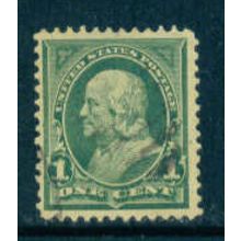 Used 279 1c Benjamin Franklin Fine M04311