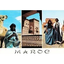 Maroc Moroccon Fashion Costume Headdress Morocco Postcard