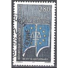 France 1995 Michel 3068 O Cote (2008) 1.00 € Le Notariat européen Cachet rond