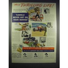 1938 Camel Cigarettes Ad - Mel Koontz, Lou Meyer