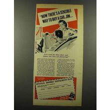 1941 General Motors Instalment Plan Ad - Sensible Way