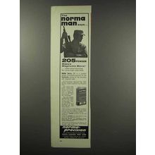 1966 Norma 205 Smokeless Powder Ad - The Norma Man